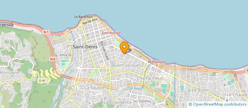 localisation de l'entreprise AKN  SAINT-DENIS