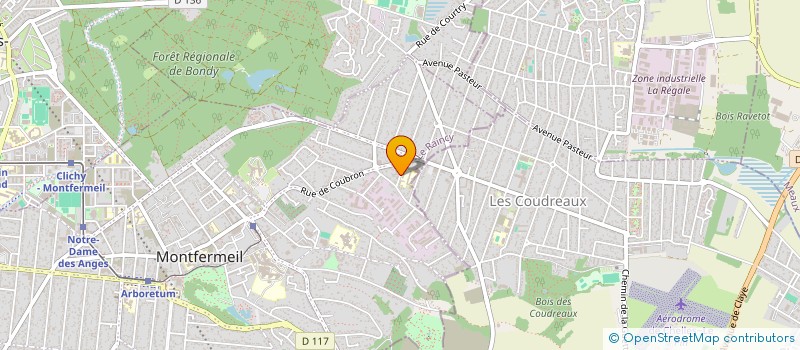 localisation de l'entreprise AKN ASCENSEURS à MONTFERMEIL