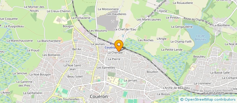 localisation de l'entreprise AKN BUSINESS à COUERON