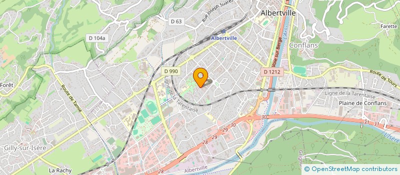 localisation de l'entreprise AKN CONSTRUCTION  ALBERTVILLE