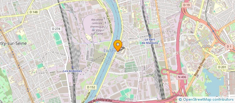 localisation de l'entreprise AKN LUXURY à ALFORTVILLE