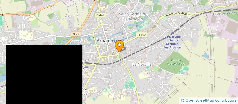 localisation de l'entreprise AKNBAR à ARPAJON