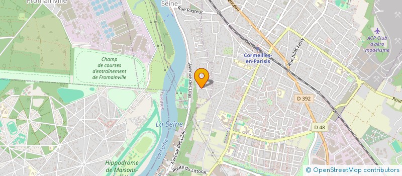 localisation de l'entreprise AKNET  LA FRETTE-SUR-SEINE