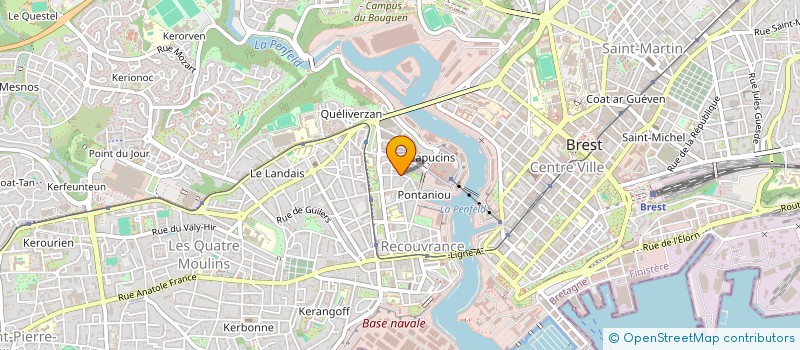 localisation de l'entreprise AKNI TRANSPORT à BREST