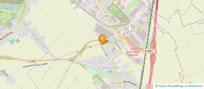 localisation de l'entreprise AKNK IMMO à HENIN-BEAUMONT