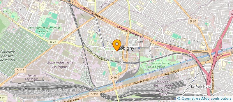 localisation de l'entreprise AKNOV  BOBIGNY