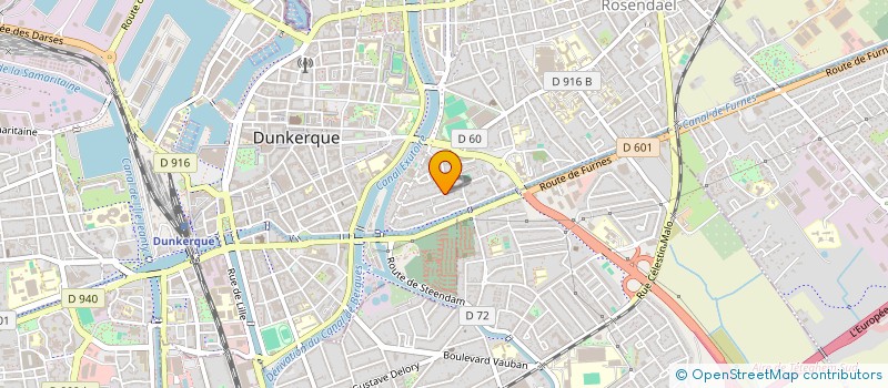 localisation de l'entreprise AKNOVA à DUNKERQUE
