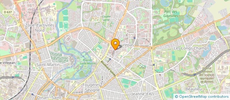 localisation de l'entreprise AKODI ALEYAYA à RENNES