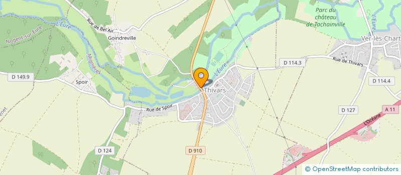 localisation de l'entreprise AKODIM à FONTENAY-SUR-EURE