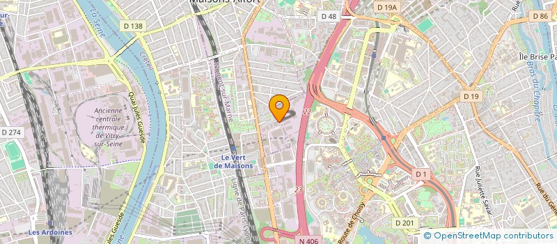 localisation de l'entreprise AKOFIZ  MAISONS-ALFORT