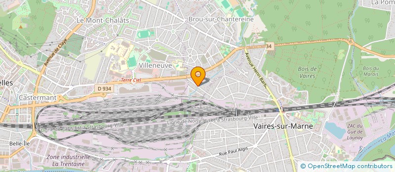 localisation de l'entreprise AKOG SERVICES  BROU-SUR-CHANTEREINE