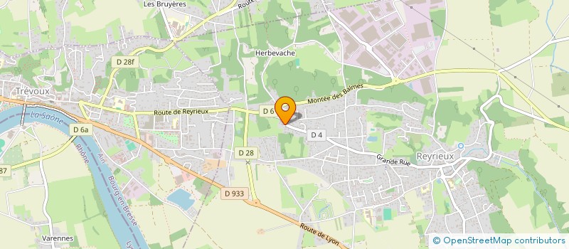 localisation de l'entreprise AKOGEST à REYRIEUX