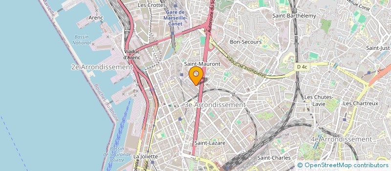 localisation de l'entreprise AKOL FERMETURES à MARSEILLE