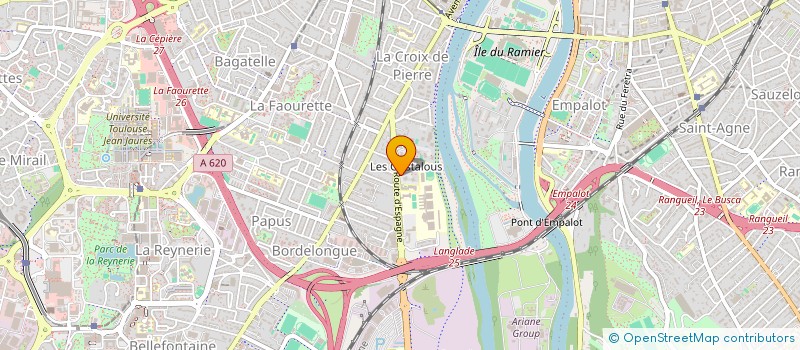 localisation de l'entreprise AKOLAB  TIBIRAN-JAUNAC