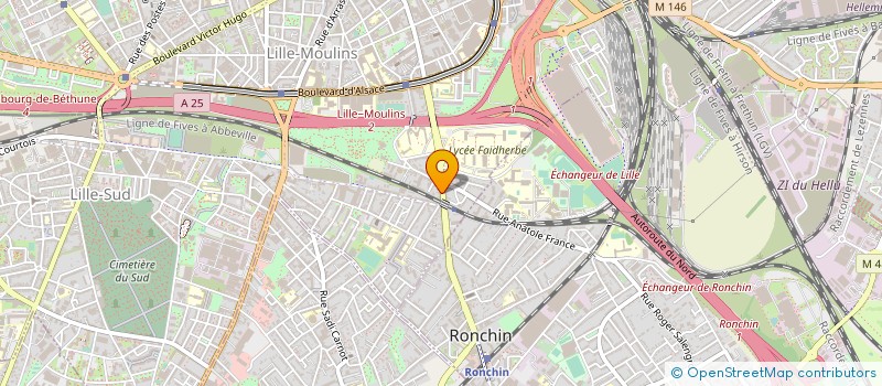 localisation de l'entreprise AKOM à LILLE