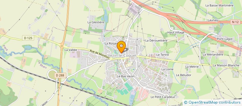 localisation de l'entreprise AKOMA, STE EN LIQUIDATION  VEZIN-LE-COQUET