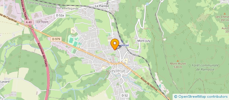 localisation de l'entreprise AKOMEST à CEYZERIAT