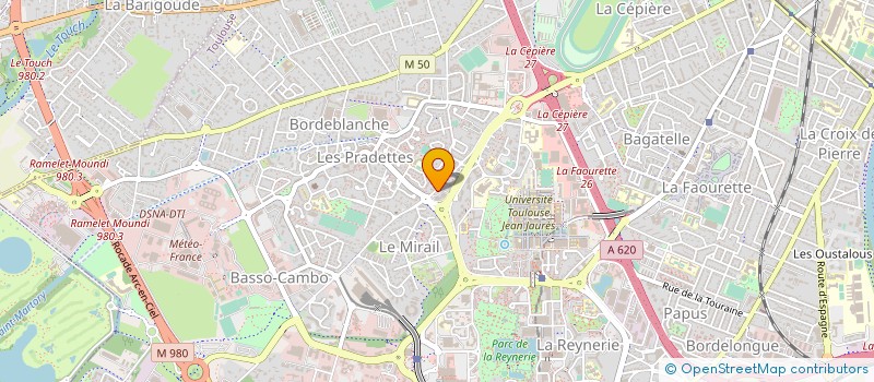 localisation de l'entreprise AKON PEINTURE à TOULOUSE