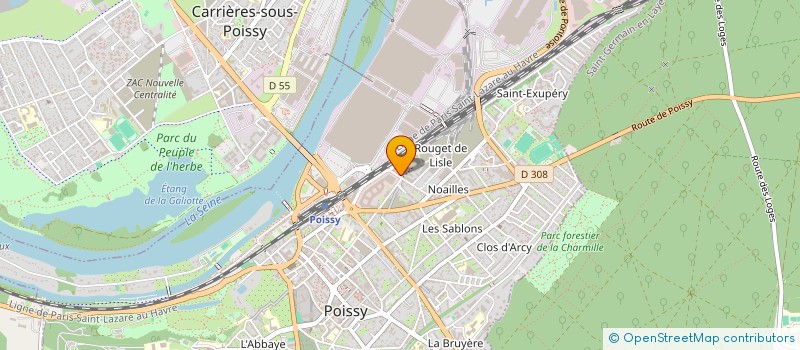 localisation de l'entreprise AKONDA CONSULTING à POISSY