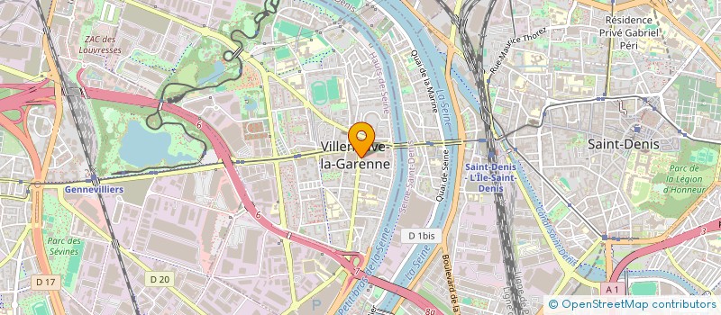 localisation de l'entreprise AKONG à VILLENEUVE-LA-GARENNE