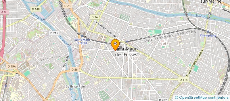 localisation de l'entreprise AKONGO ANALYTICS à SAINT-MAUR-DES-FOSSES