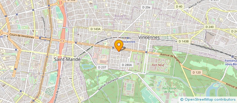 localisation de l'entreprise AKONITE à VINCENNES