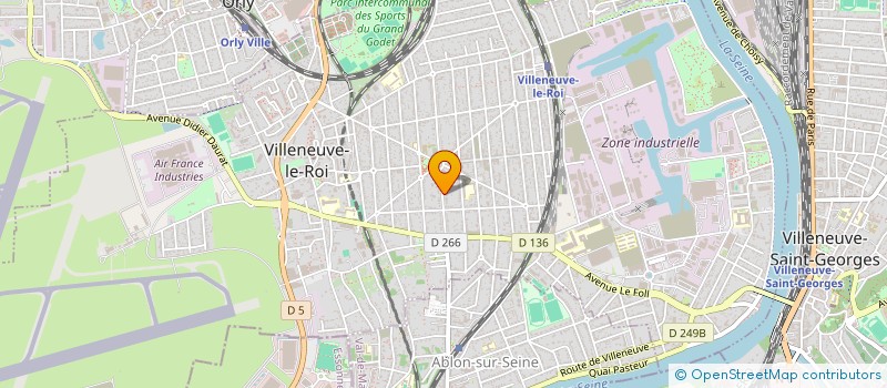 localisation de l'entreprise AKOONA à VILLENEUVE-LE-ROI