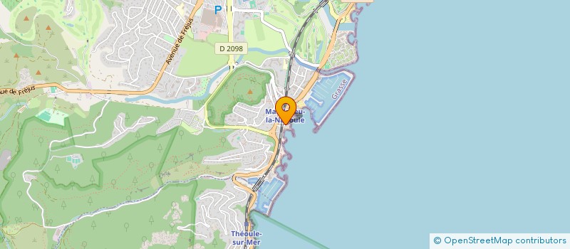 localisation de l'entreprise AKOOPHEN PROD  MANDELIEU-LA-NAPOULE