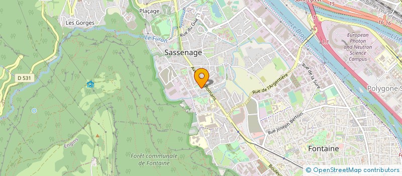 localisation de l'entreprise AKOOSTIC  SASSENAGE