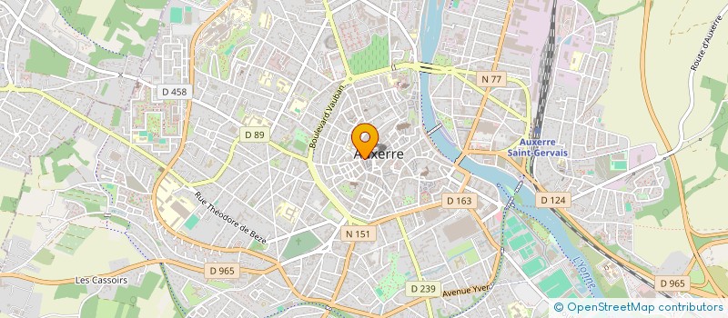 localisation de l'entreprise AKOR IMMO PRO à AUXERRE