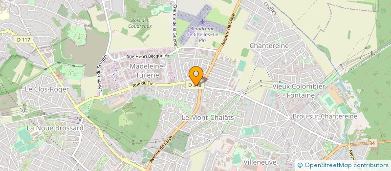 localisation de l'entreprise AKOR SERVICE SECURITE à CHELLES