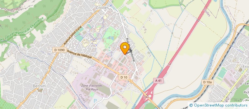 localisation de l'entreprise AKORA ARCHITECTEURS à MEYLAN