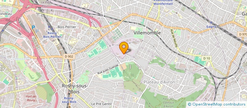 localisation de l'entreprise AKORD FRANCE à VILLEMOMBLE