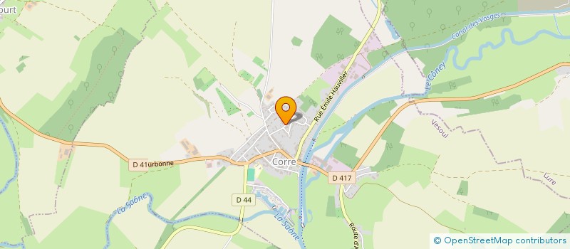 localisation de l'entreprise AKORENT  CORRE