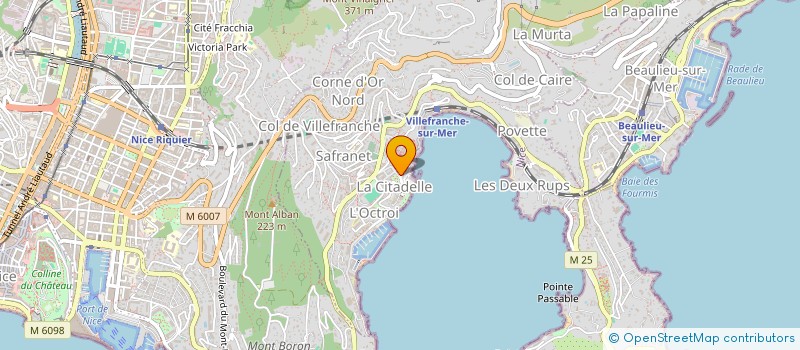 localisation de l'entreprise AKORIMMO REAL ESTATE à VILLEFRANCHE-SUR-MER