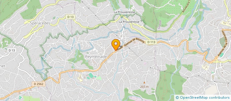 localisation de l'entreprise AKORMEDIA à PEYMEINADE