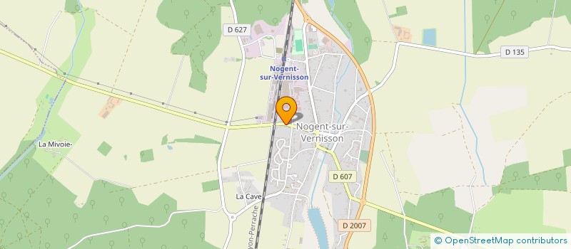 localisation de l'entreprise AKORN-E à NOGENT-SUR-VERNISSON