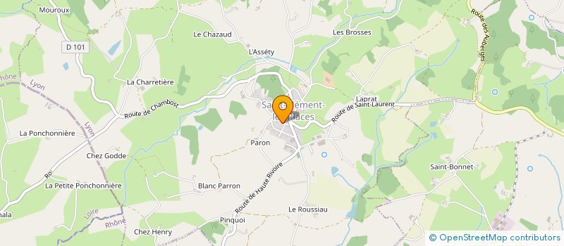 localisation de l'entreprise AKOTISPA  SAINT-CLEMENT-LES-PLACES