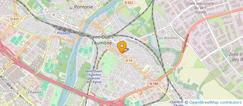 localisation de l'entreprise AKOU à SAINT-OUEN-L'AUMONE