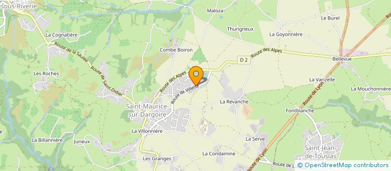 localisation de l'entreprise AKOUA'SHOP à CHABANIERE