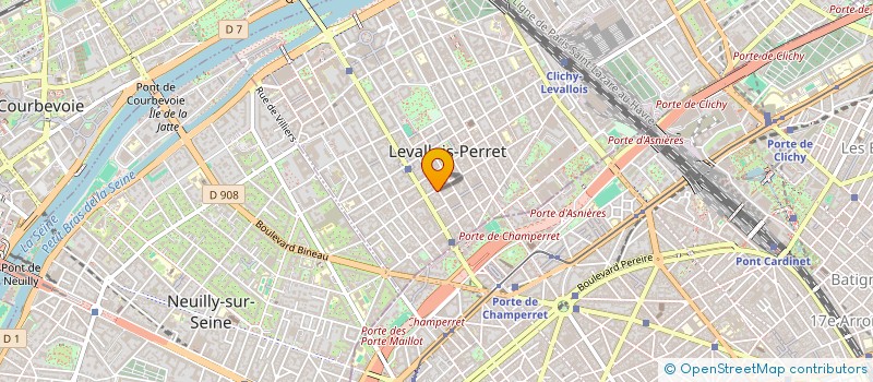 localisation de l'entreprise AKOUDJIM-BAGHZIFT à LEVALLOIS-PERRET