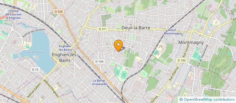 localisation de l'entreprise AKOUI TRANSPORT  DEUIL-LA-BARRE