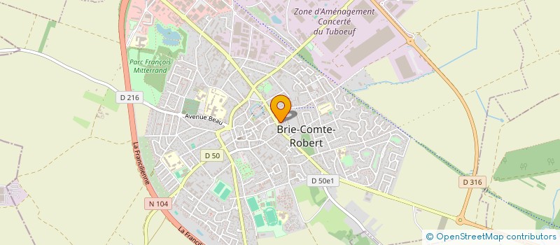 localisation de l'entreprise AKOUJJANE  BRIE-COMTE-ROBERT