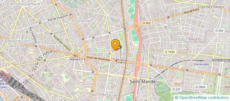 localisation de l'entreprise AKOUO  PARIS