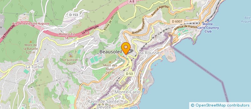 localisation de l'entreprise AKOUSUR  BEAUSOLEIL