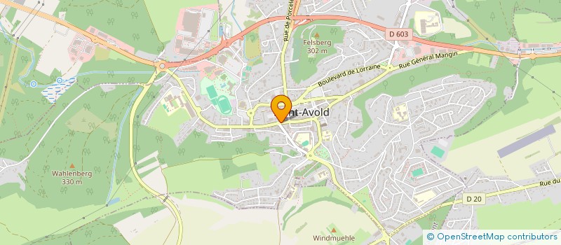 localisation de l'entreprise AKOVA CENTER  SAINT-AVOLD