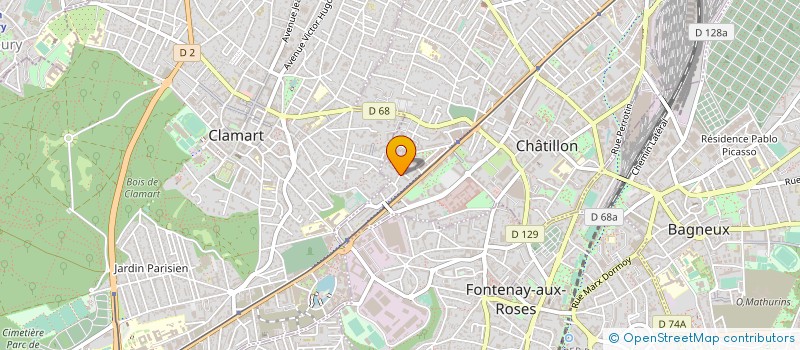 localisation de l'entreprise AKPARTNERS à CHATILLON