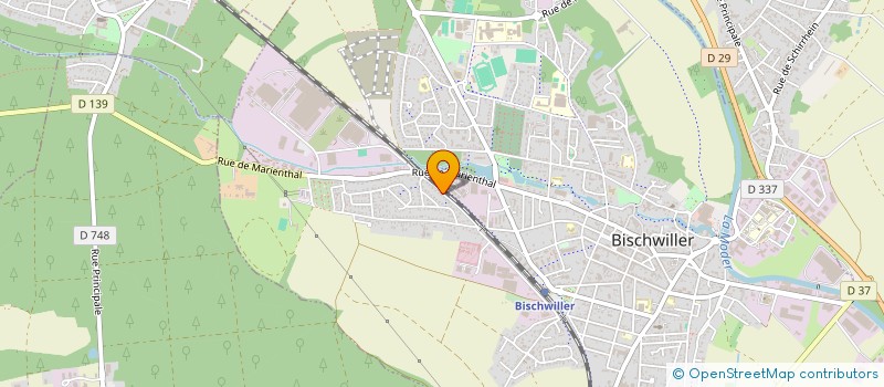 localisation de l'entreprise AKPI METAL  BISCHWILLER