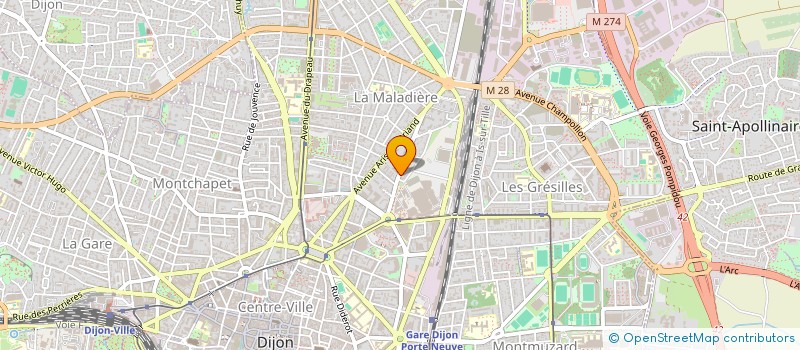 localisation de l'entreprise AKPOL à DIJON