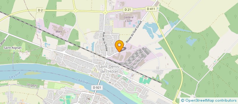localisation de l'entreprise AKPRINT & FBI à SAINT-DENIS-DE-L'HOTEL